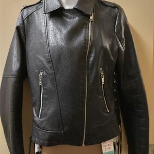 Vigoss black leather jacket
